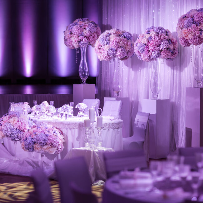 14 Flieder Dekoration Hochzeit